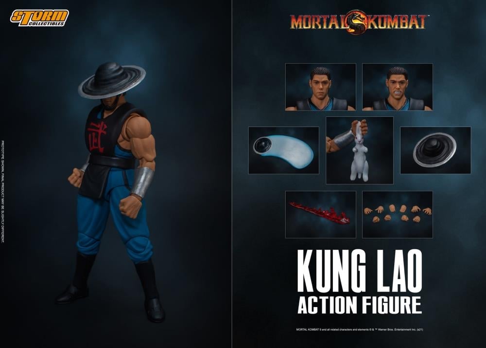 Mortal Kombat 2 VS Series Kung Lao 1/12 Scale Action Figure Gallery Image 24