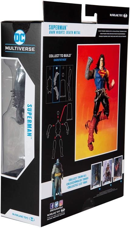 Dark Nights: Death Metal DC Multiverse Superman Action Figure (Collect to Build: Darkfather) Gallery Image 12