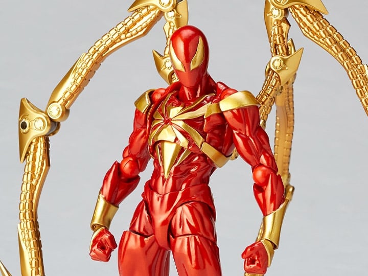 リボルテック　アイアンスパイダー　Revoltech Iron Spider Marvel Amazing Yamaguchi Revoltech No.023 Iron Spider Action Figure