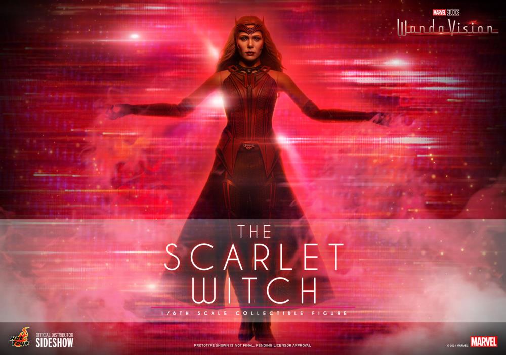 WandaVision TMS036 Scarlet Witch 1/6th Scale Collectible Figure Gallery Image 3