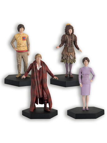Doctor Who Figurine Collection #13 The Fifth Doctor, Nyssa, Tegan & Adric Companion Set Gallery Image 2