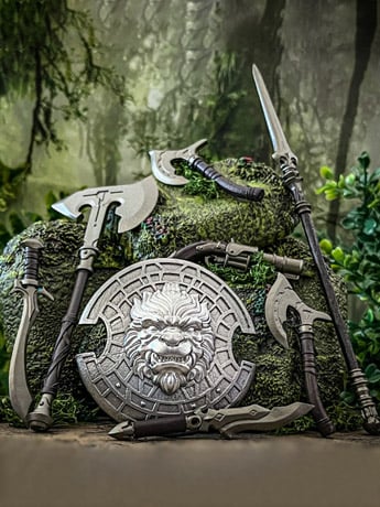 Animal Warriors of the Kingdom Primal Collection Iron Weapon Set Gallery Image 2