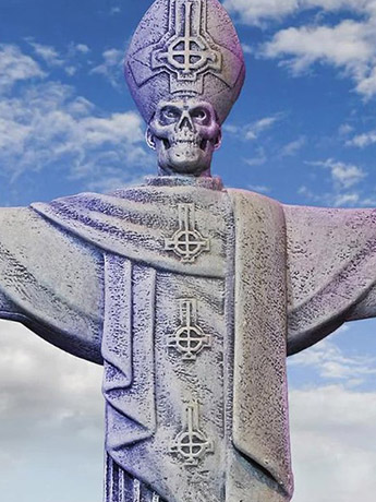 Monstarz Ghost Papa Emeritus I Limited Edition Mini Statue Gallery Image 2