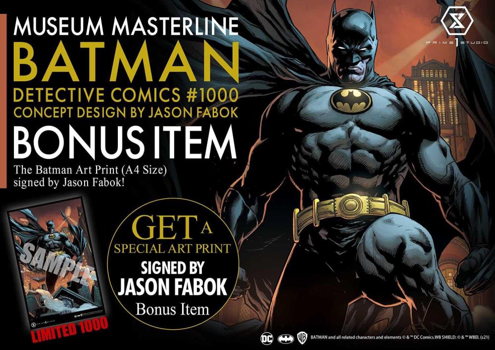 DC Comics Museum Masterline Batman Detective Comics #1000 Limited Edition Deluxe 1/3 Scale Statue (With Bonus) Gallery Image 56