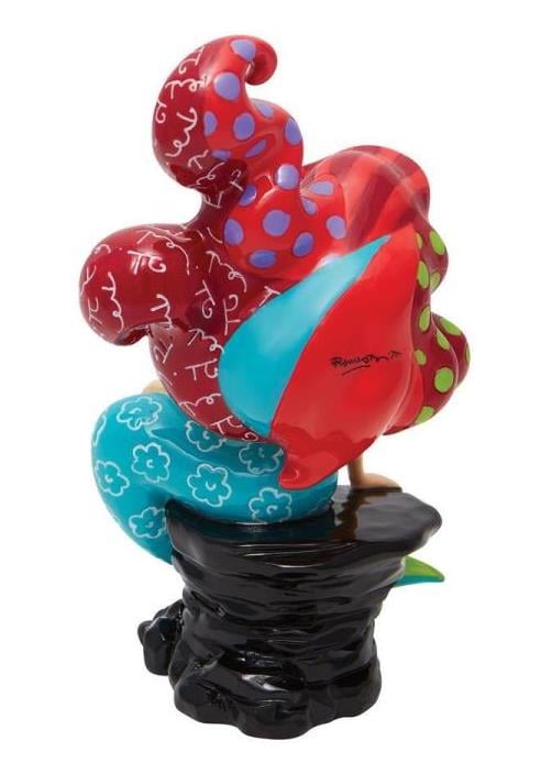 The Little Mermaid Disney By Britto Ariel on Rock Figurine Gallery Image 6