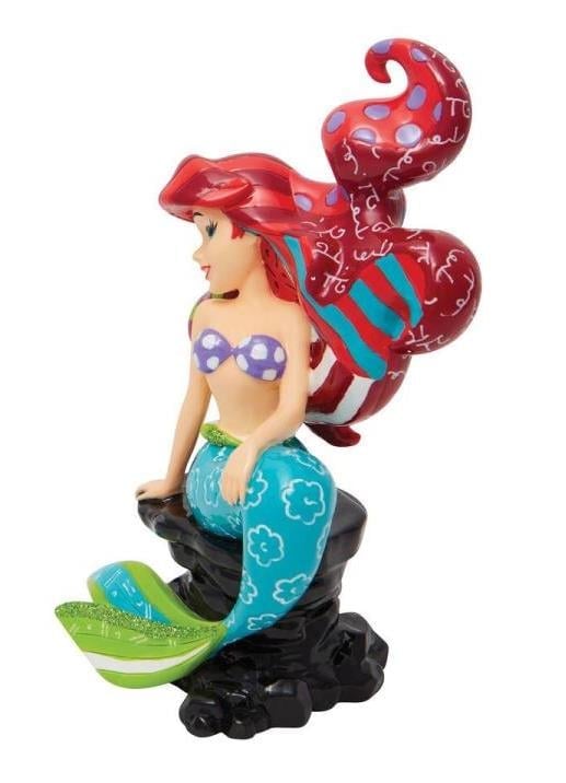 The Little Mermaid Disney By Britto Ariel on Rock Figurine Gallery Image 4