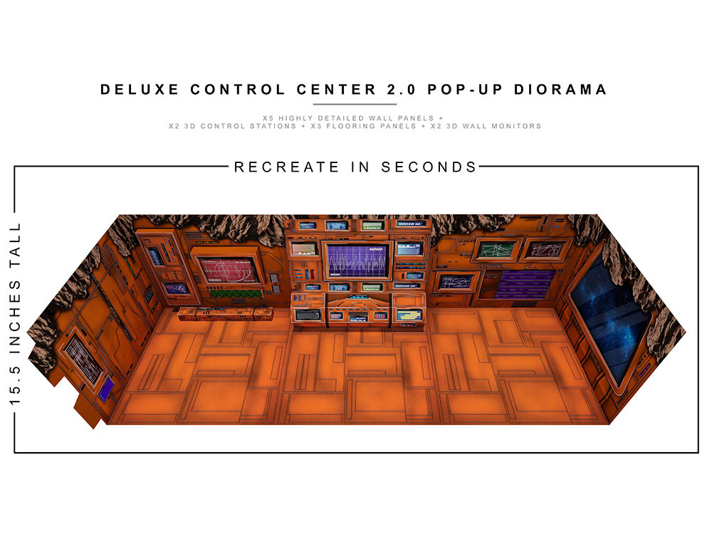 Deluxe Control Center 2.0 1/12 Scale Pop-Up Diorama Gallery Image 6