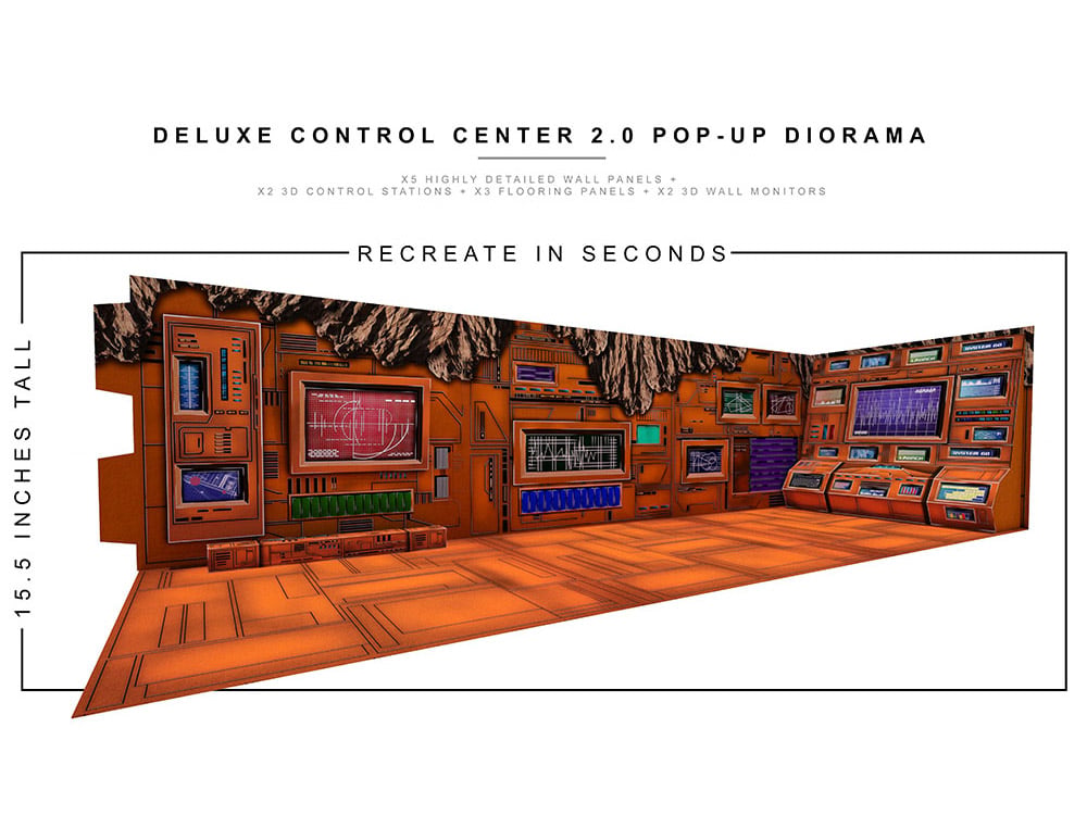 Deluxe Control Center 2.0 1/12 Scale Pop-Up Diorama Gallery Image 3