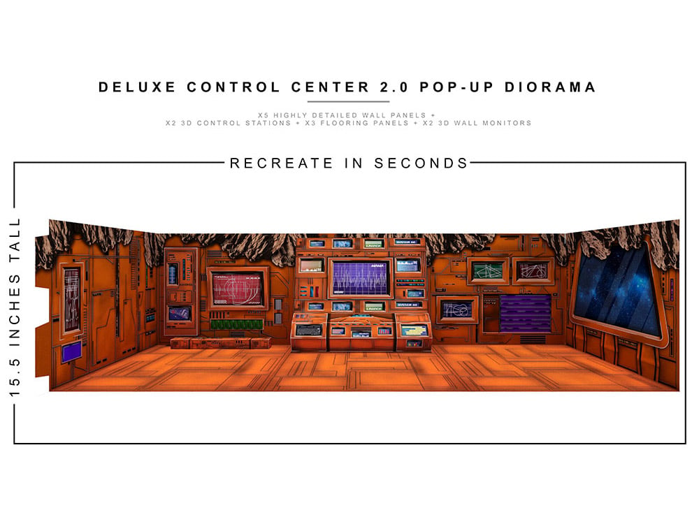 Deluxe Control Center 2.0 1/12 Scale Pop-Up Diorama Gallery Image 4