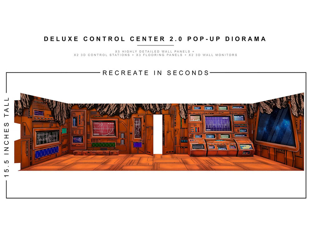 Deluxe Control Center 2.0 1/12 Scale Pop-Up Diorama Gallery Image 7