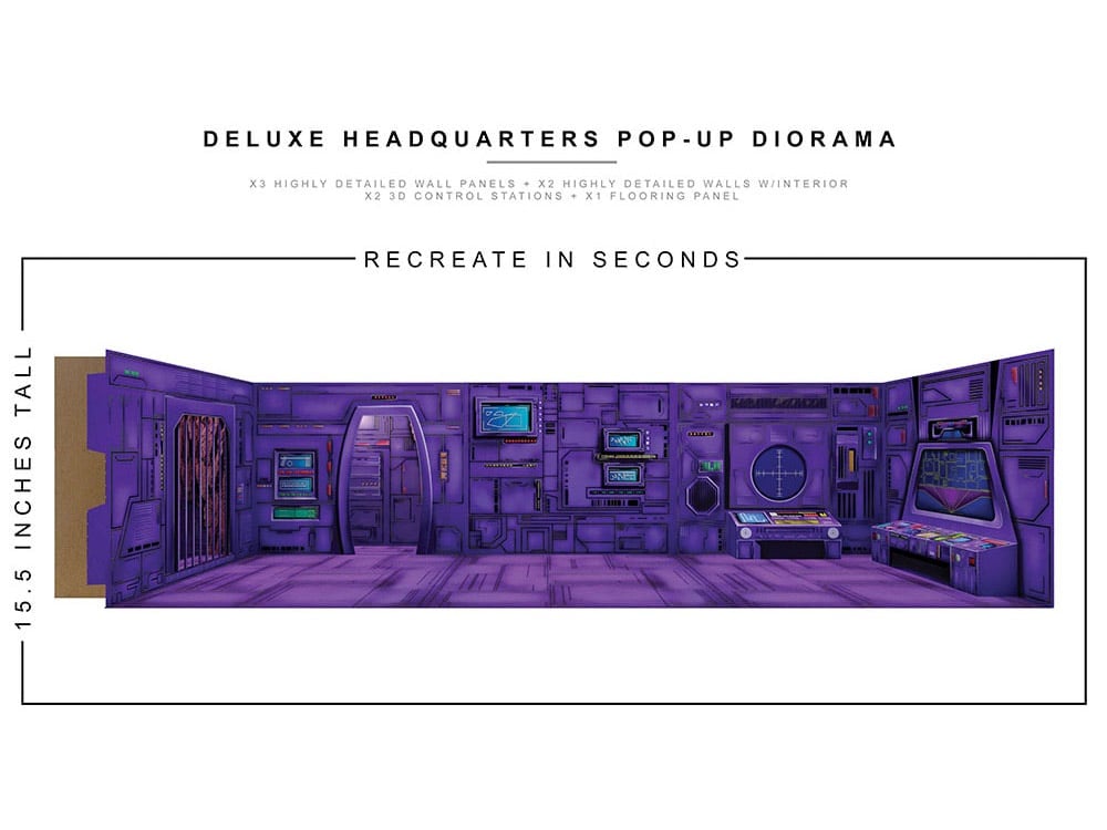 Deluxe Headquarters 1/12 Scale Pop-Up Diorama Gallery Image 5