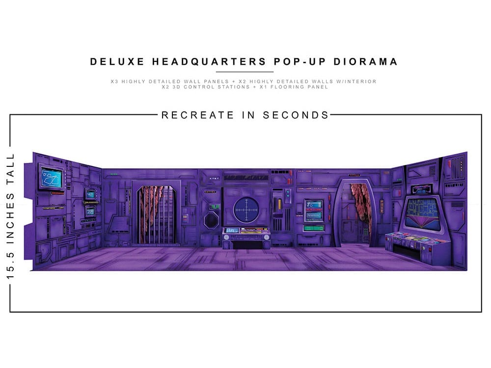 Deluxe Headquarters 1/12 Scale Pop-Up Diorama Gallery Image 4