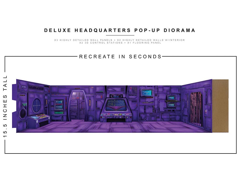 Deluxe Headquarters 1/12 Scale Pop-Up Diorama Gallery Image 3