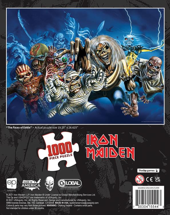 Iron Maiden The Faces of Eddie 1000-Piece Puzzle Gallery Image 5