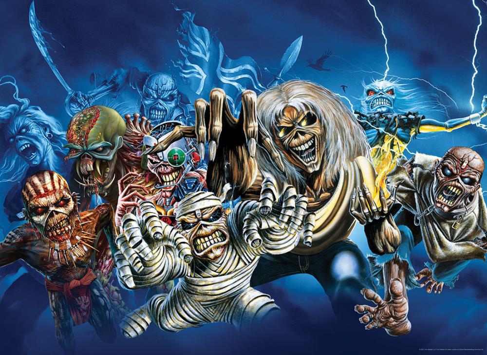 Iron Maiden The Faces of Eddie 1000-Piece Puzzle Gallery Image 3