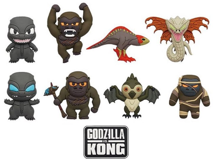 Godzilla vs. Kong Box of 24 Bag Clips Gallery Image 1