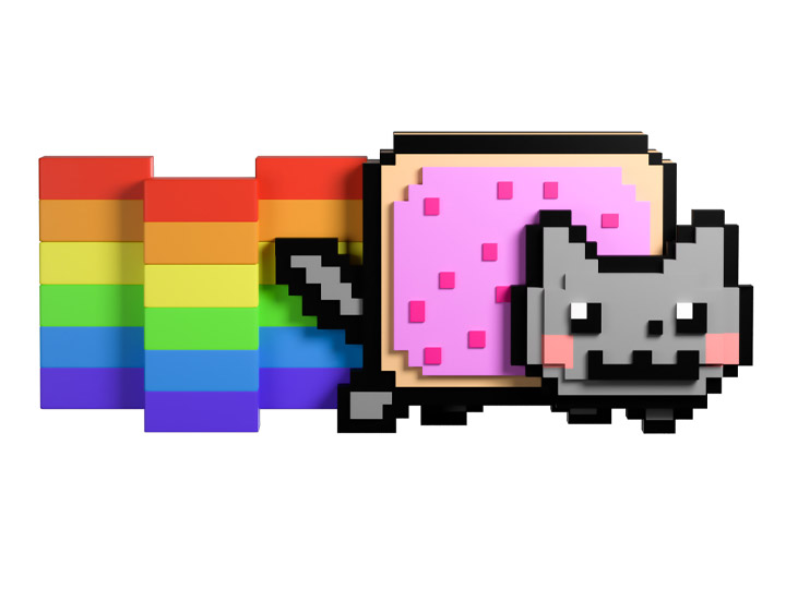 Nyan Cat Meme Collection Vinyl Figure Gallery Image 1