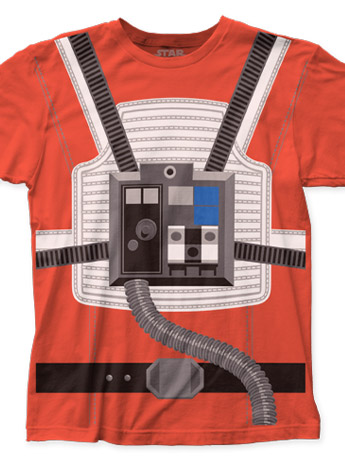 Star Wars Luke Pilot Suit Costume T-Shirt Gallery Image 2