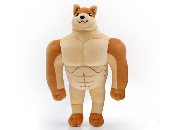 Swole Doge Meme Collection Plush Gallery Image 1