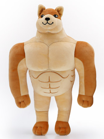 Swole Doge Meme Collection Plush Gallery Image 2