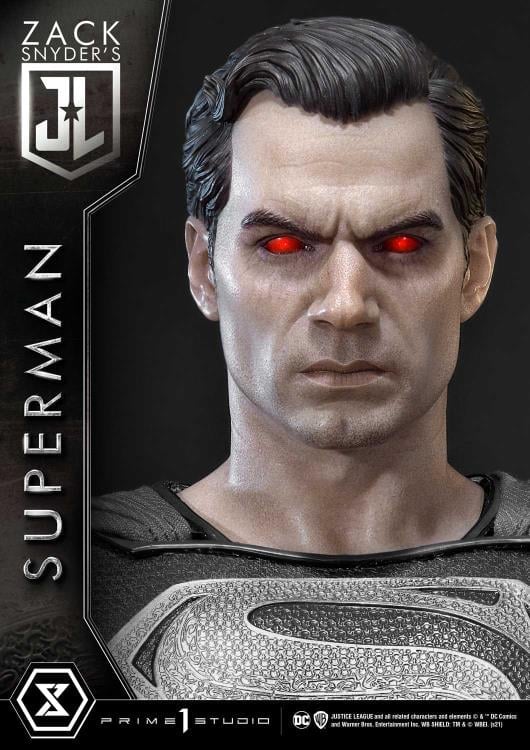 Zack Snyder's Justice League Museum Masterline Superman (Black Suit) 1/3 Scale Limited Edition Statue Gallery Image 13