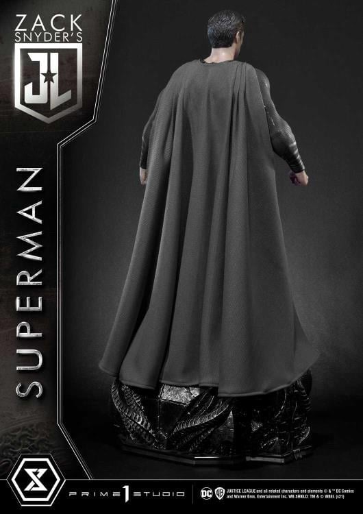 Zack Snyder's Justice League Museum Masterline Superman (Black Suit) 1/3 Scale Limited Edition Statue Gallery Image 7