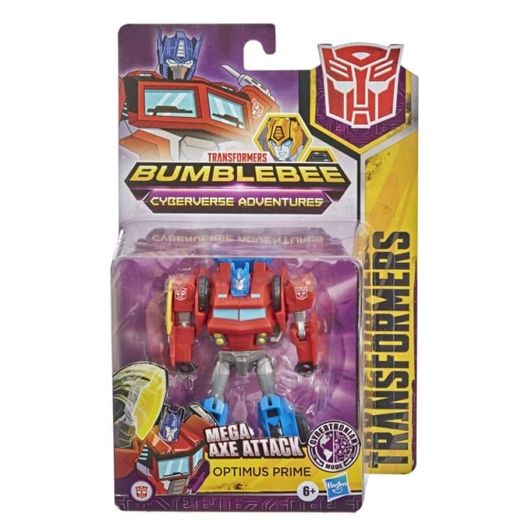 Transformers: Bumblebee Cyberverse Adventures Warrior Mega Axe Attack Optimus Prime Gallery Image 4