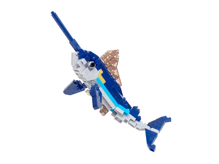 Nanoblock Sea Friends Collection Series Marlin Gallery Image 1