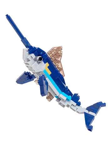 Nanoblock Sea Friends Collection Series Marlin Gallery Image 2