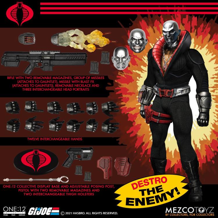 G.I. Joe One:12 Collective Destro Gallery Image 15