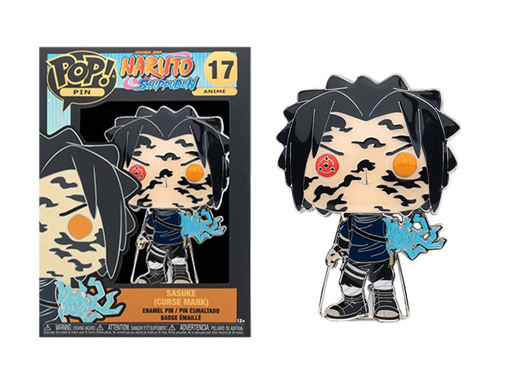 Pop! Pins: Naruto - Sasuke Uchiha (Curse Mark) Gallery Image 1