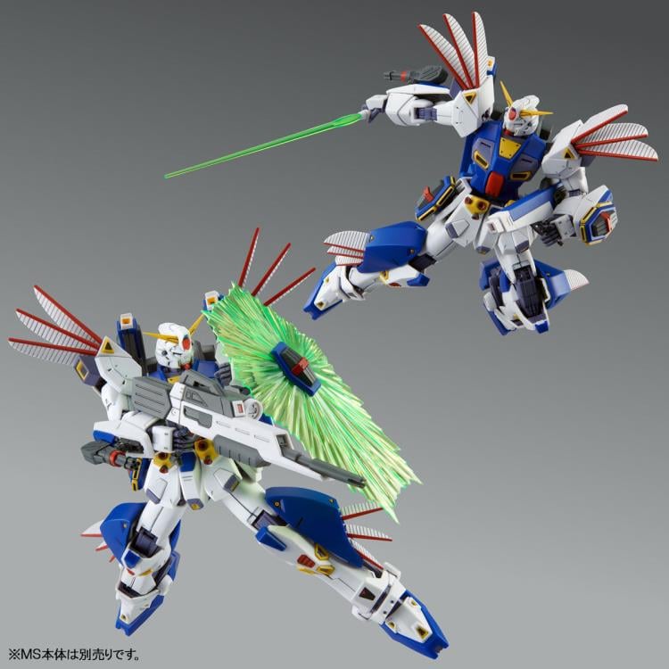 Mobile Suit Gundam F90 MG F90 Gundam F90 Mission Pack R & V Types Exclusive 1/100 Scale Model Kit Gallery Image 7
