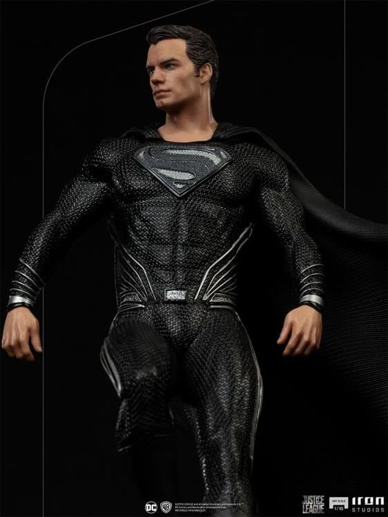 Zack Snyder’s Justice League Superman (Black Suit) 1/10 Art Scale Statue Gallery Image 11