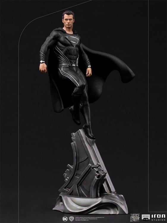 Zack Snyder’s Justice League Superman (Black Suit) 1/10 Art Scale Statue Gallery Image 5