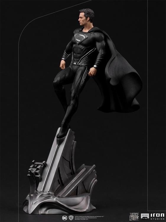 Zack Snyder’s Justice League Superman (Black Suit) 1/10 Art Scale Statue Gallery Image 8