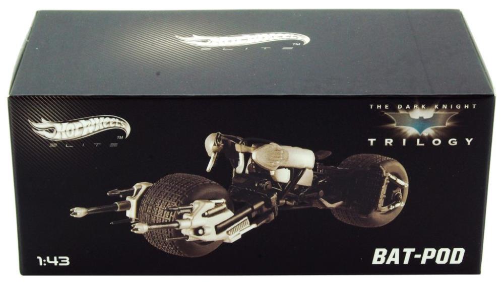 The Dark Knight Trilogy Hot Wheels Elite 1:43 Scale Bat-Pod Gallery Image 3