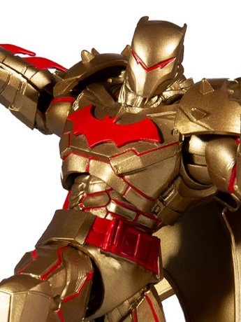 Batman and Robin DC Multiverse Batman (Hellbat Suit Gold Ver.) Action Figure Gallery Image 2