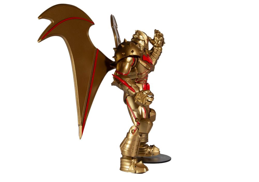 Batman and Robin DC Multiverse Batman (Hellbat Suit Gold Ver.) Action Figure Gallery Image 5