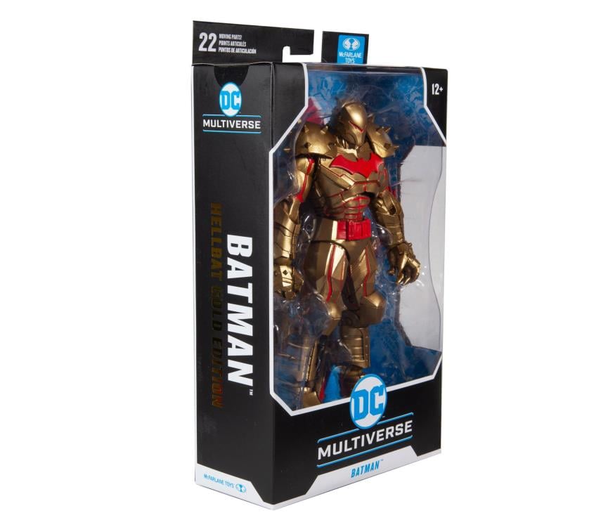 Batman and Robin DC Multiverse Batman (Hellbat Suit Gold Ver.) Action Figure Gallery Image 10