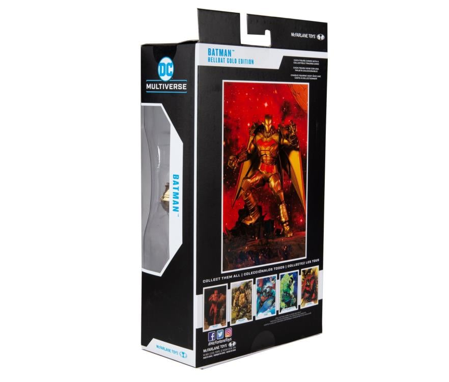 Batman and Robin DC Multiverse Batman (Hellbat Suit Gold Ver.) Action Figure Gallery Image 9