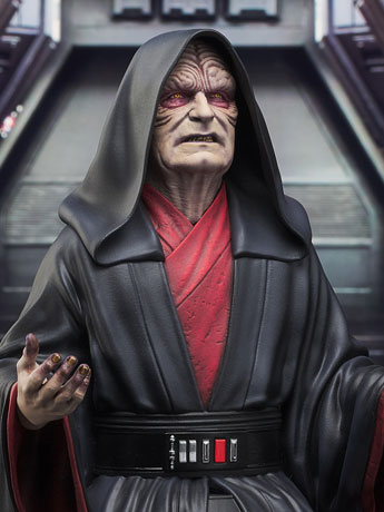 Star Wars: The Rise of Skywalker Emperor Palpatine 1/6 Scale Limited Edition Bust Gallery Image 2