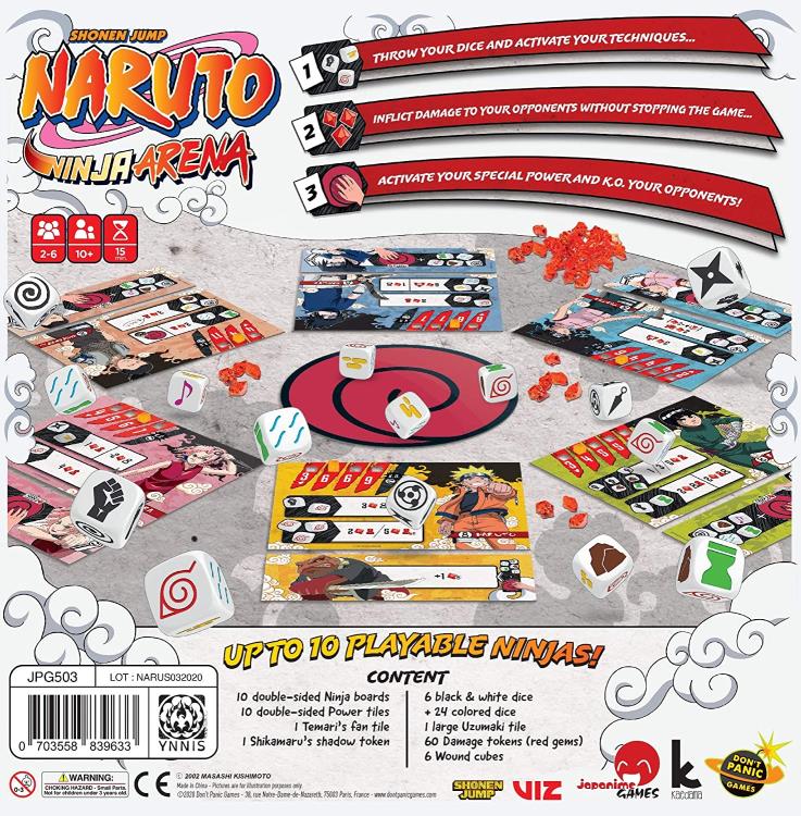 Naruto: Ninja Arena Dice Game Gallery Image 4