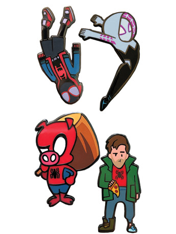Spider-Man: Into the Spider-Verse FCBD 2021 PX Previews Exclusive Pin Set Gallery Image 2