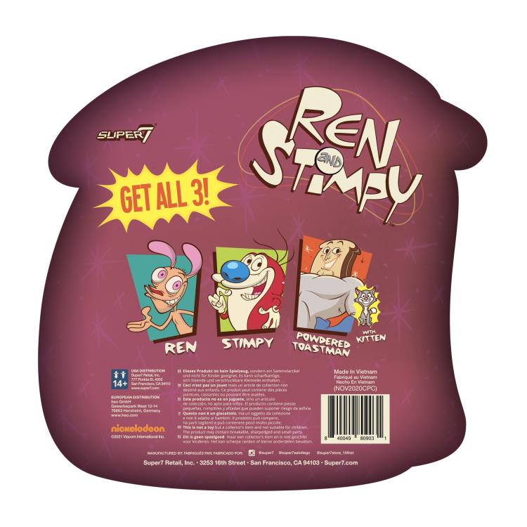 The Ren & Stimpy Show ReAction Powdered Toast Man Figure Gallery Image 6