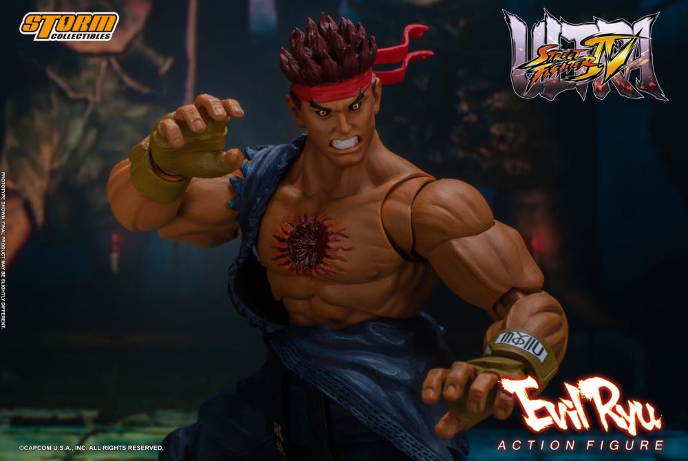 Ultra Street Fighter IV Evil Ryu 1/12 Scale Action Figure Gallery Image 9