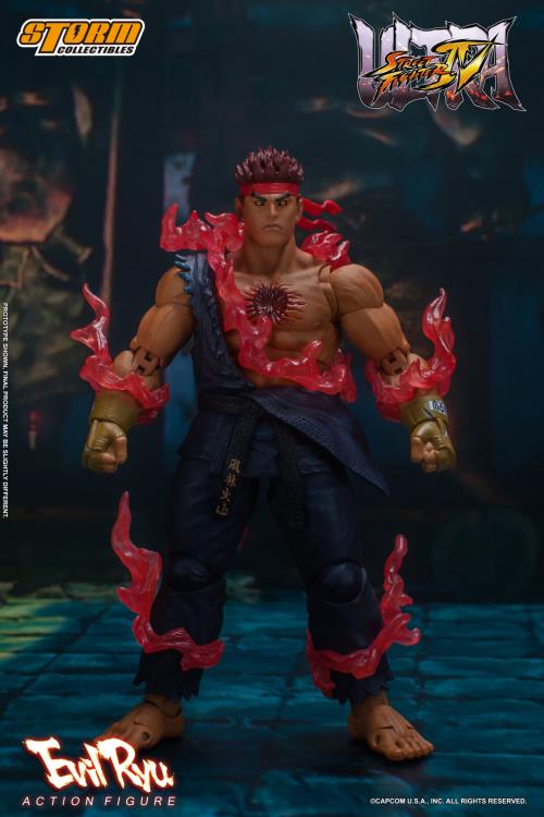 Ultra Street Fighter IV Evil Ryu 1/12 Scale Action Figure Gallery Image 3