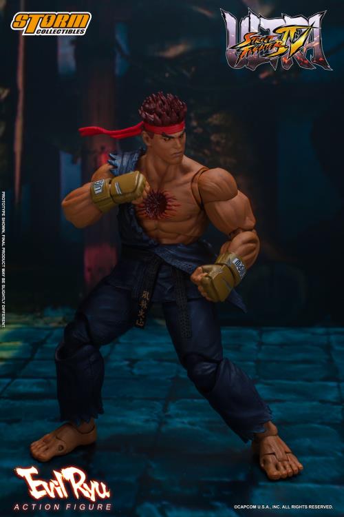 Ultra Street Fighter IV Evil Ryu 1/12 Scale Action Figure Gallery Image 7