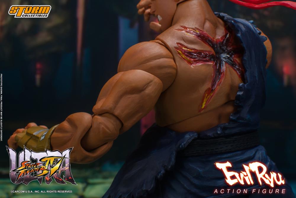 Ultra Street Fighter IV Evil Ryu 1/12 Scale Action Figure Gallery Image 26