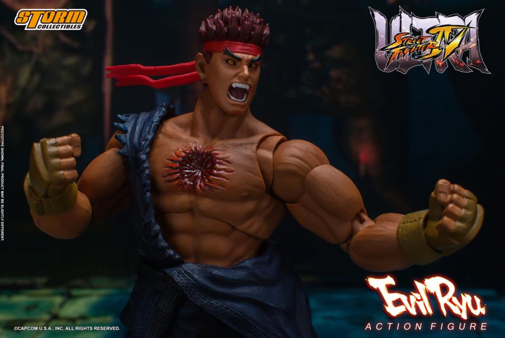 Ultra Street Fighter IV Evil Ryu 1/12 Scale Action Figure Gallery Image 11
