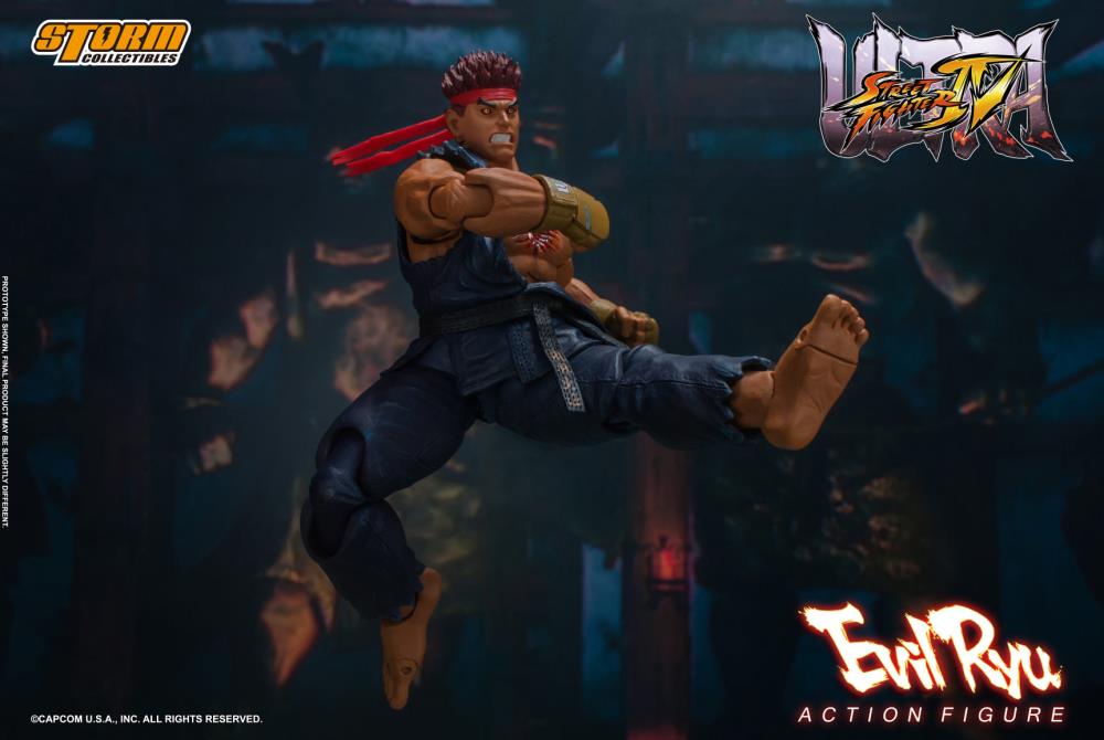 Ultra Street Fighter IV Evil Ryu 1/12 Scale Action Figure Gallery Image 18